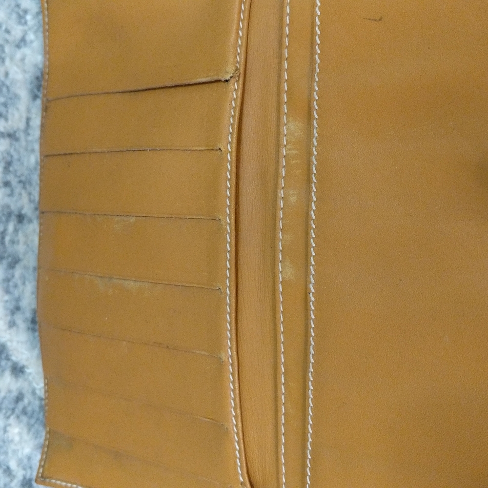 Gucci Beige Canvas Continental Wallet with Brown Leather Trim and Gold Hardware - Picture 11 of 16